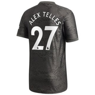 Maillot Manchester United NO.27 Alex Telles 2ª 2020-21 Noir