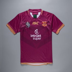 ISC Thailande Maillot Qld Maroons 2018 Rouge