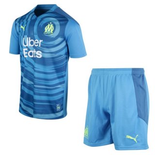 Maillot Marseille 3ª Enfant 2020-21 Bleu