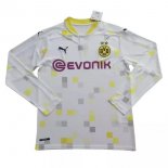 Thailande Maillot Borussia Dortmund 3ª ML 2020-21 Blanc