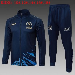 Enfant Survetement Naples 2026-27 Bleu 3