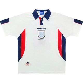 Thailande Maillot Angleterre 1ª Retro 1998 Blanc