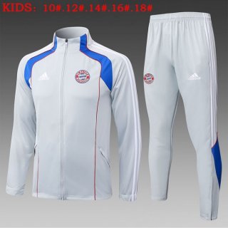 Enfant Survetement Bayern Munich 2025-26 Gris 5