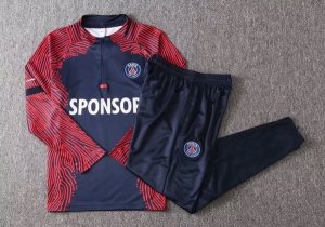 Survetement Paris Saint Germain 2020-21 Rouge Bleu Marine