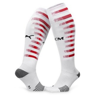 Chaussette AC Milan 2ª 2020-21 Blanc