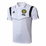 Polo Manchester United 2019-20 Blanc Noir