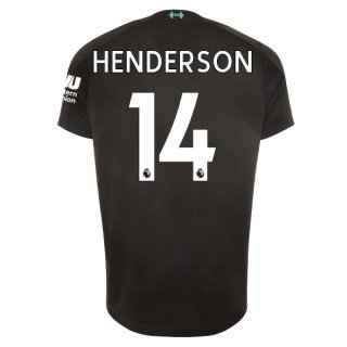 Maillot Liverpool NO.14 Henderson 3ª 2019-20 Noir Maillot Liverpool NO.14 Henderson 3ª 2019-20 Noir