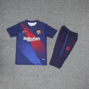 Entrainement Barcelone Conjunto Complet 2019-20 Bleu Marine Rouge