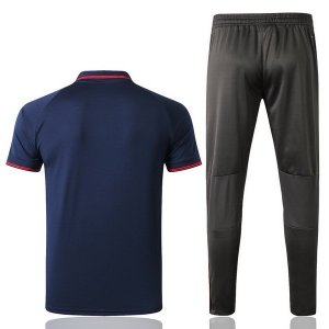 Polo Conjunto Complet Bayern Munich 2019-20 Bleu Gris