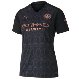 Maillot Manchester City 2ª Femme 2020-21 Noir Maillot Manchester City 2ª Femme 2020-21 Noir