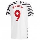 Maillot Manchester United NO.9 Martial 3ª 2020-21 Blanc