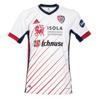 Thailande Maillot Cagliari Calcio 2ª 2020-21 Blanc