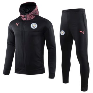 Survetement Manchester City 2019-20 Rose Noir