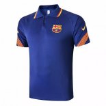 Polo Barcelone 2020-21 Bleu Orange