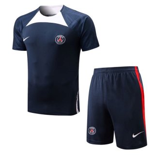 Maillot Entrainement PSG Ensemble Complet 2022-23 Bleu