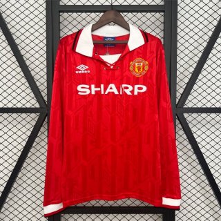 Thailande Maillot M-U 1ª ML Retro 1992-1994 Thailande Maillot M-U 1ª ML Retro 1992-1994
