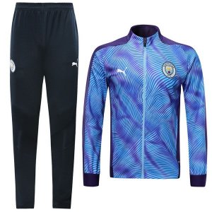 Survetement Manchester City 2019-20 Purpura Bleu