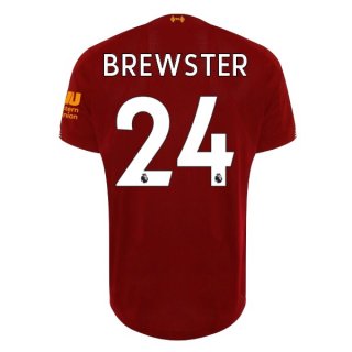 Maillot Liverpool NO.24 Brewster 1ª 2019-20 Rouge