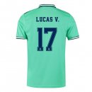 Maillot Real Madrid NO.17 Lucas V. 3ª 2019-20 Vert