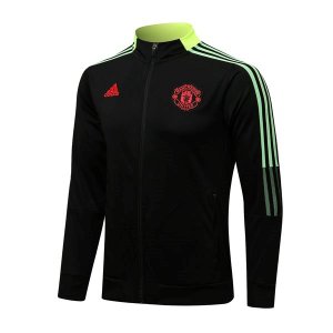 Survetement Manchester United 2022 Noir Vert