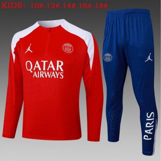 Enfant Sweatshirt PSG 2025-26 Rouge 5 Enfant Sweatshirt PSG 2025-26 Rouge 5
