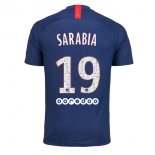 Maillot Paris Saint Germain NO.19 Sarabia 1ª 2019-20 Bleu