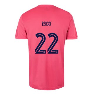 Maillot Real Madrid 2ª NO.22 Isco 2020-21 Rose