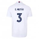 Maillot Real Madrid 1ª NO.3 E. Militão 2020-21 Blanc