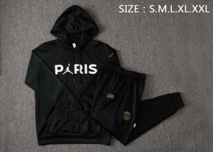Sweat Shirt Capuche Paris Saint Germain 2022 Noir Blanc 1