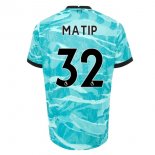 Maillot Liverpool NO.32 Matip 2ª 2020-21 Bleu