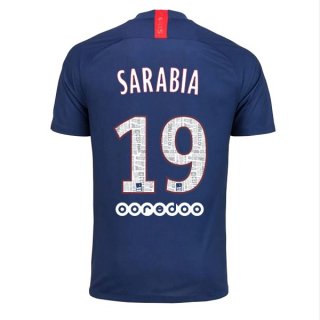 Maillot Paris Saint Germain NO.19 Sarabia 1ª 2019-20 Bleu Maillot Paris Saint Germain NO.19 Sarabia 1ª 2019-20 Bleu