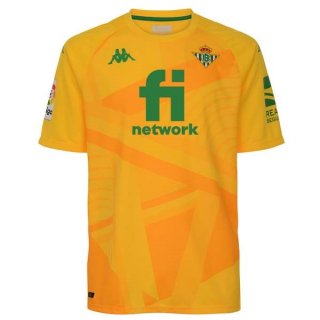 Thailande Maillot Real Betis Gardien 2021-22 Jaune