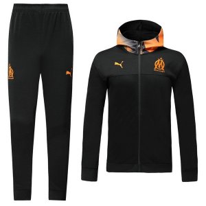 Survetement Marseille 2019-20 Noir Orange Gris