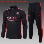 Enfant Training PSG 2024-25 Noir Rose