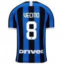 Maillot Inter Milan NO.8 Vecino 1ª 2019-20 Bleu