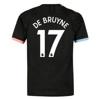 Maillot Manchester City NO.17 Bruyne 2ª 2019-20 Noir