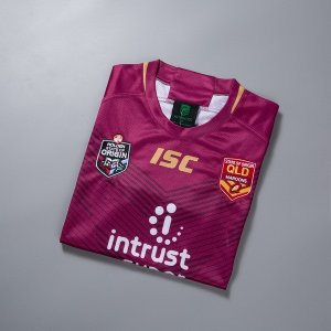 ISC Thailande Maillot Qld Maroons 2018 Rouge