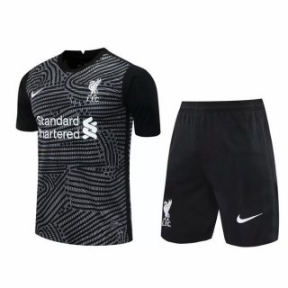 Entrainement Liverpool Ensemble Complet 2020-21 Gris Noir