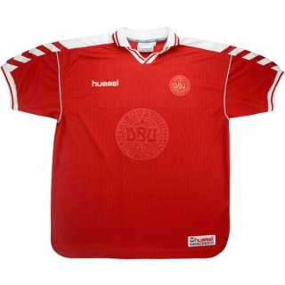 Thailande Maillot Danemark 1ª Retro 1998 Rouge