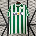 Thailande Maillot Real Betis 1ª ML Retro 1988 1989