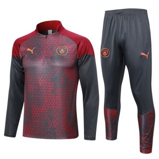 Training Manchester City 2024 Rouge Gris Training Manchester City 2024 Rouge Gris