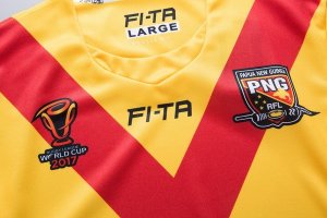 Thailande Maillot Papúa Nueva Guinea RLWC 1ª 2017 2018 Jaune