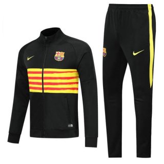 Survetement Barcelone 2019-20 Noir Jaune Rouge