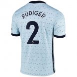 Maillot Chelsea NO.2 Rudiger 2ª 2020-21 Bleu