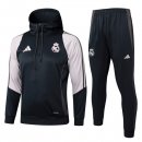 Survetement Capuche PSG 2025 2026 Gris Rose