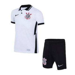 Maillot Corinthians Paulista 1ª Enfant 2020-21 Blanc Maillot Corinthians Paulista 1ª Enfant 2020-21 Blanc