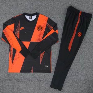 Survetement Chelsea Noir Orange 2019-20