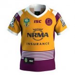 Thailande Maillot Brisbane Broncos 30th Jaune