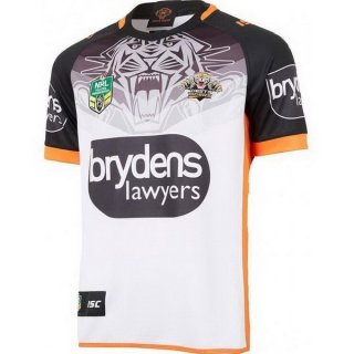 Thailande Maillot Wests Tigers 2ª 2018 Blanc