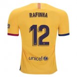 Maillot Barcelone NO.12 Rafinha 2ª 2019-20 Jaune